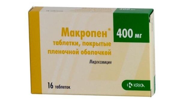 Макропен антибиотик