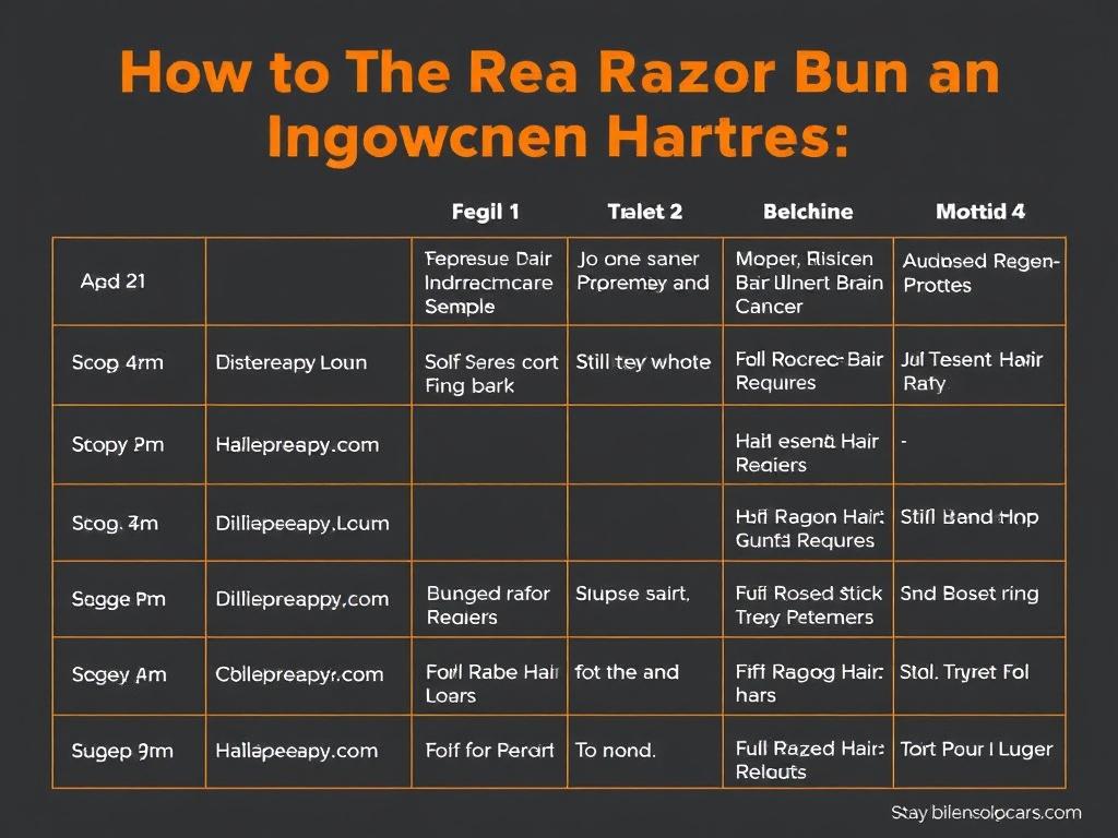     How to Treat Razor Burn and Ingrown Hairs. A Summary Table of Razor Burn and Ingrown Hair Treatments