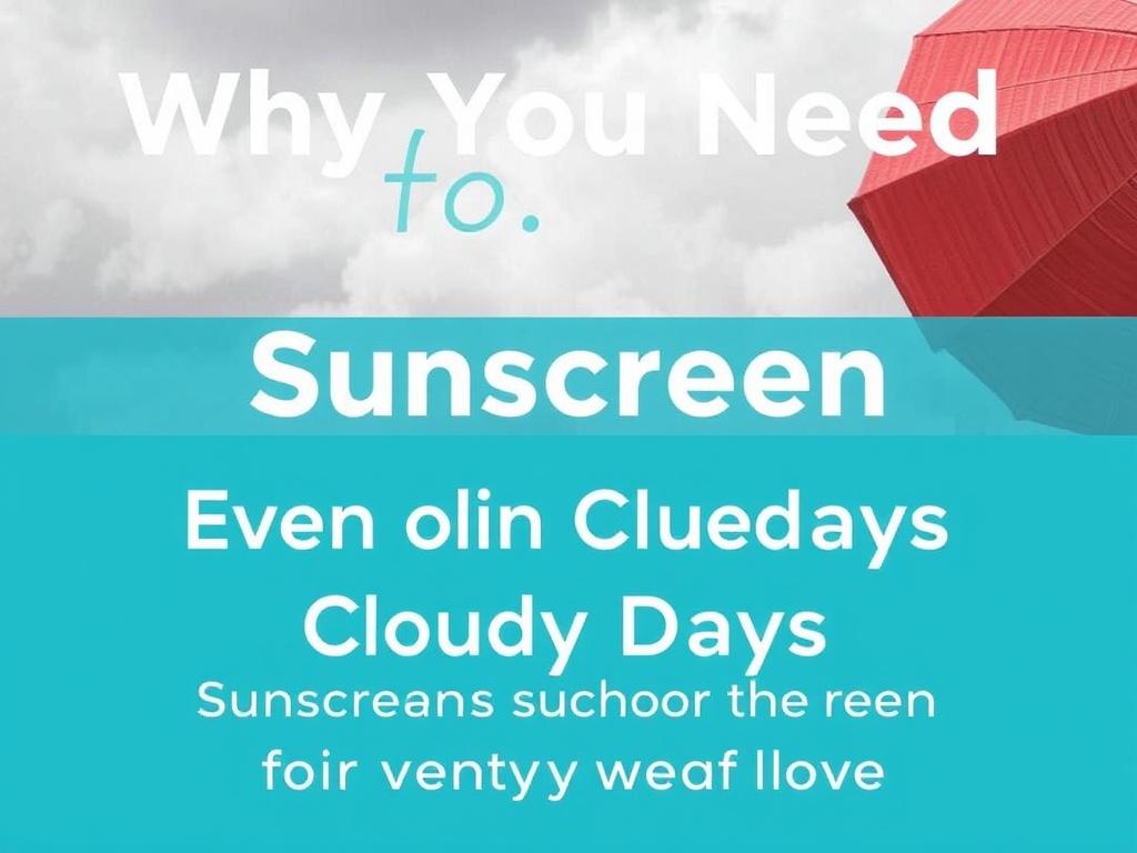     Why You Need Sunscreen Even on Cloudy Days. How to Choose the Right Sunscreen for Any Weather