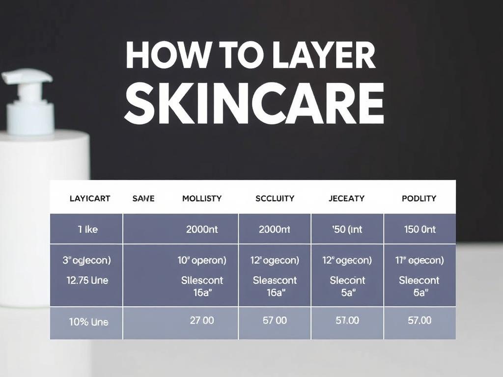     How to Layer Skincare Products Correctly. Summary Table: Correct Layering Order for Skincare Products