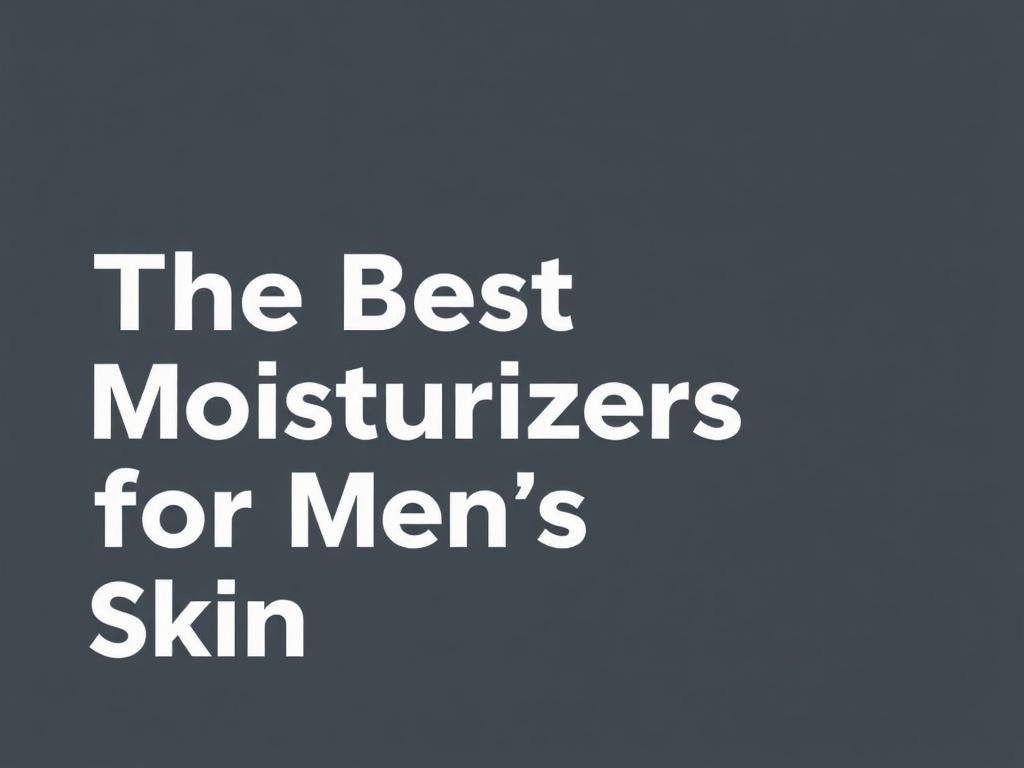     The Best Moisturizers for Men’s Skin. Top Moisturizers for Men’s Skin Categories