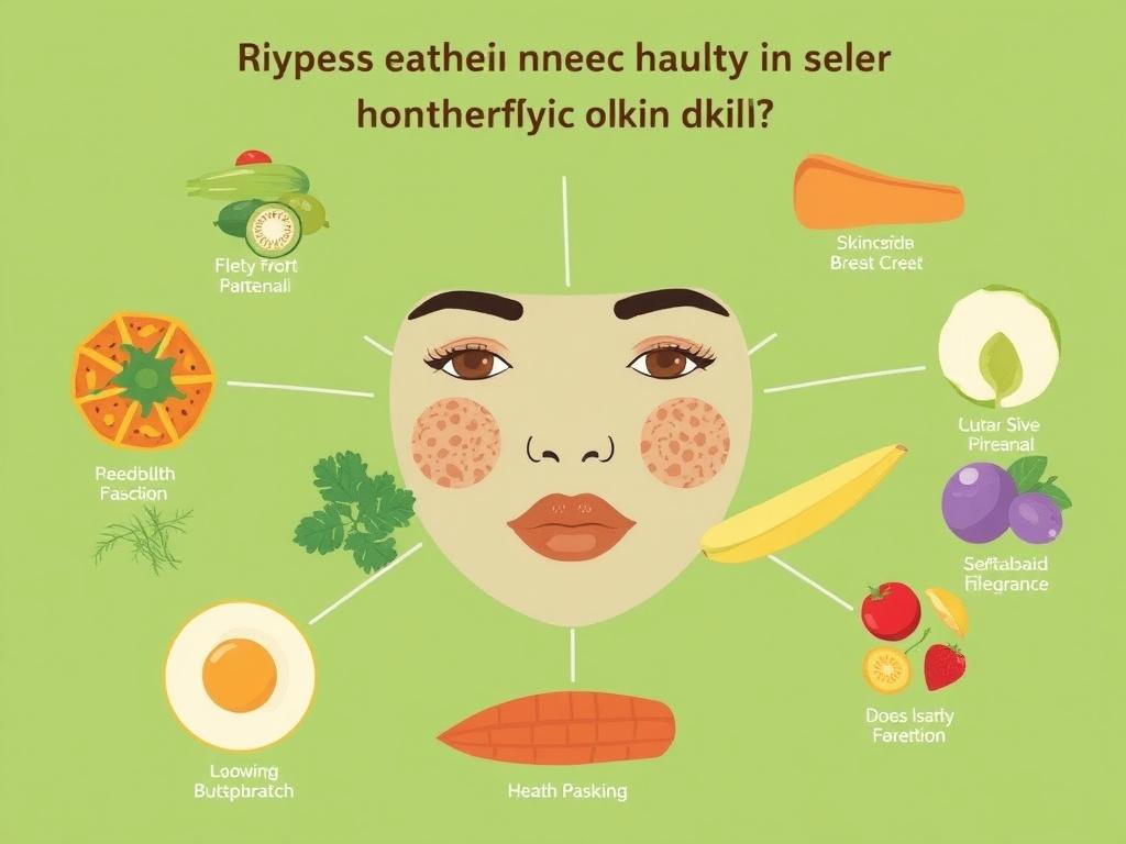     The Connection Between Diet and Skin Health: Foods for Glowing Skin. Resumen visual rápido